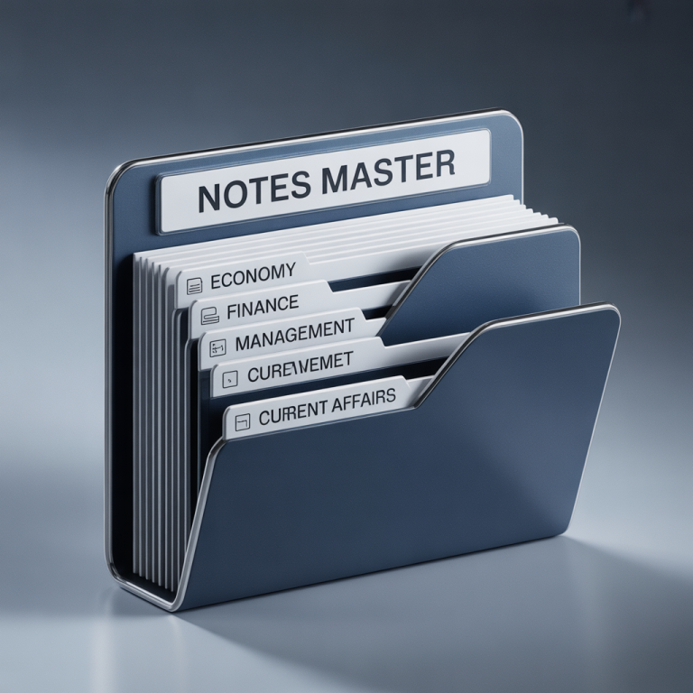 The Notes Master – One Stop Solution for RBI Grade B Aspirants (2025-2026) – Pay for 5 months and Get 1 month free Access