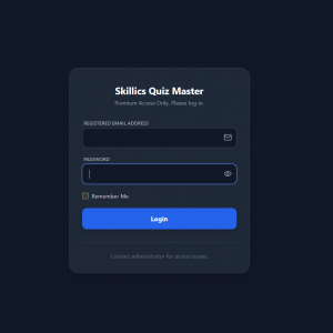Skillics Quiz Master - Practice Unlimited Questions (Phase 1/Phase 2) - Regulatory Body Exams-