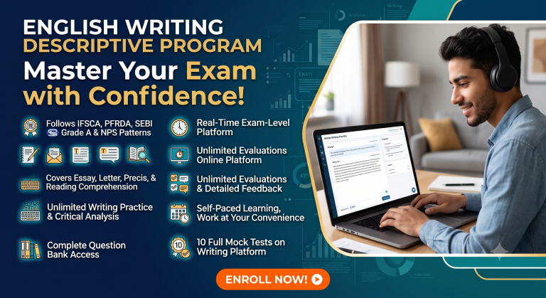 English Descriptive Writing Program | Essay | Letter | Precise | Reading Comprehension | Email Writing (Offer Ends on 15th August 2026)